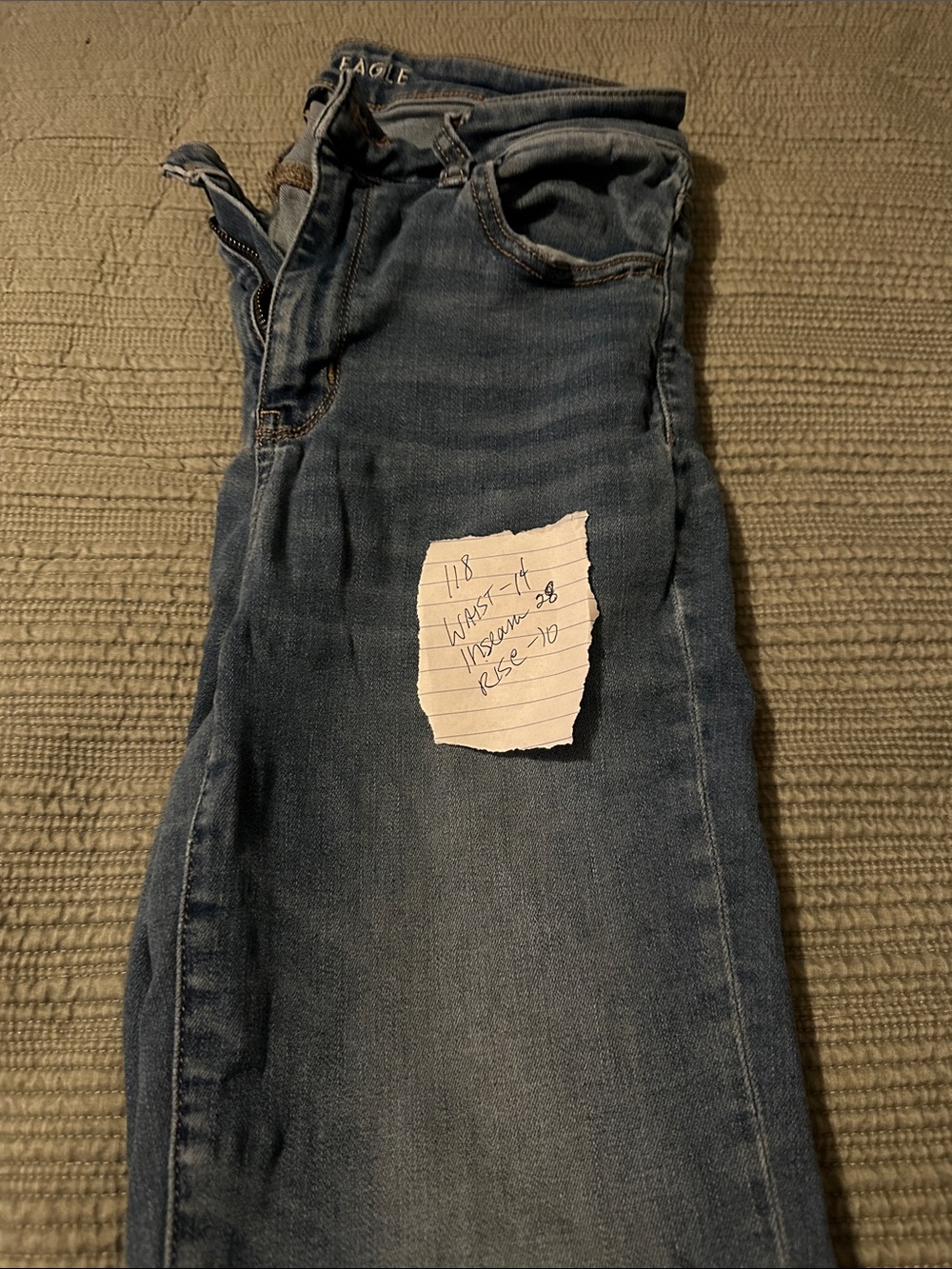 American Eagle Outfitters Skinny Jeans in Light Blue - Picture 9 of 9